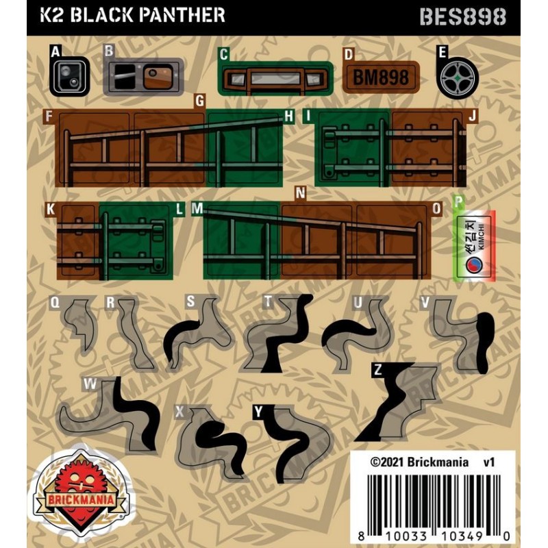 K2 Black Panther - Sticker Pack