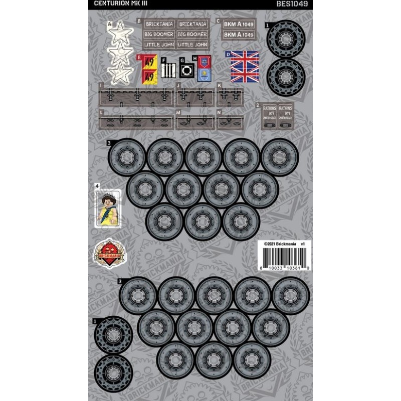 Centurion MK III - Sticker Pack