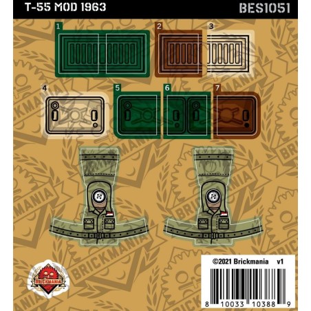 T-55 MOD 1963  - Sticker Pack