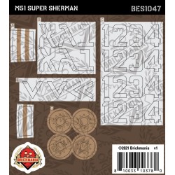 M51 Super Sherman - Sticker Pack