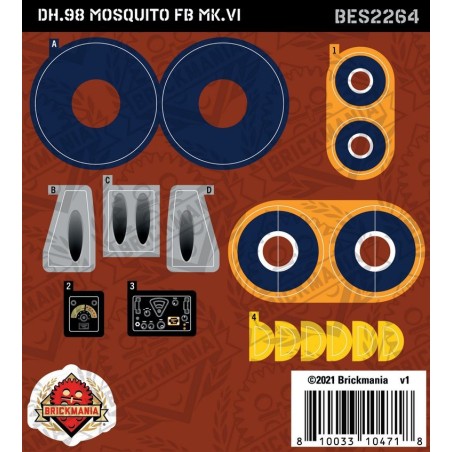 DH.98 Mosquito FB MK.VI - Sticker Pack