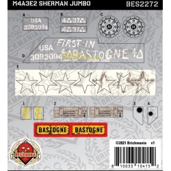 M4A3E2 Sherman Jumbo- Sticker Pack