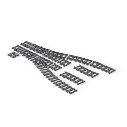 BrickTracks - Short Straight Rails Pack