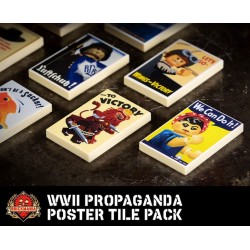 WWII Propaganda Poster Fliesen Set v2