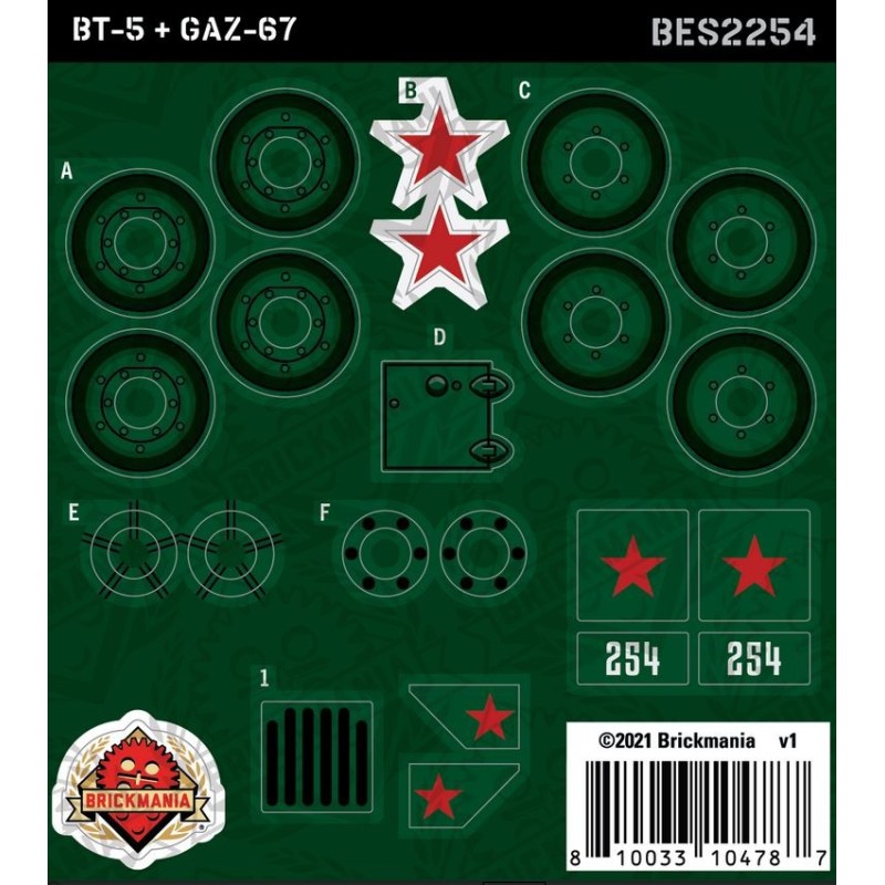 BT-5 & GAZ-67 - Sticker Pack