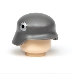 Citizen Brick - Einschusslöcher - Stahlhelm
