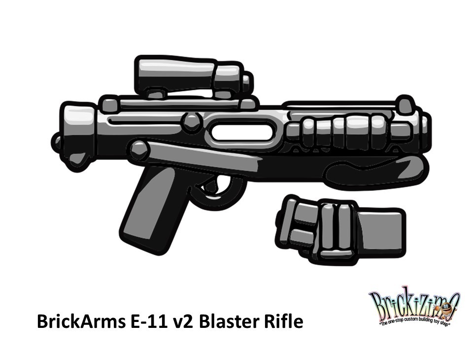 Blaster Rifles for Lego® mini figures ×4 Custom Star Wars E-11 