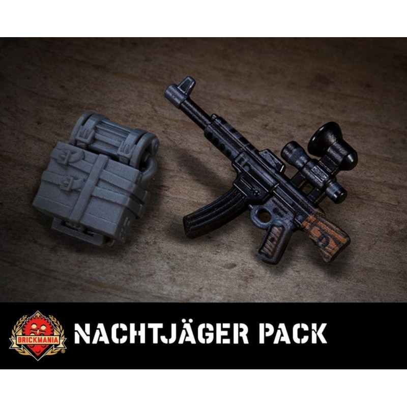 Nachtjäger Pack - Minifigure Power Backpack and Perfect Caliber™ BrickArms® StG44 Vampir