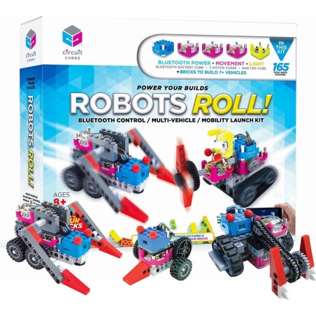 Circuit Cubes Robots Roll - Bouw Je Eigen Robot Circuit Cubes Robots Roll - Bouw Je Eigen Robot