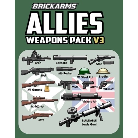 BrickArms Allies Weapons Pack v3