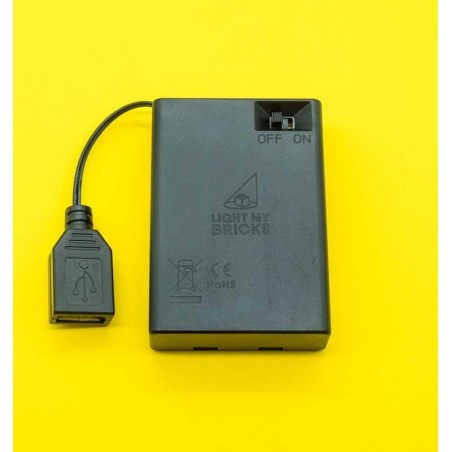 USB naar AA batterijpack