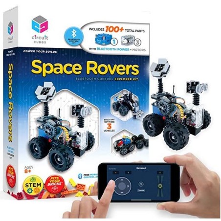 Circuit Cubes Space Rovers Kit • Remote Control Robotics Kit