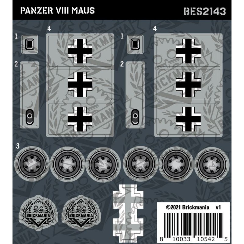 Panzer VIII Maus - Sticker Pack