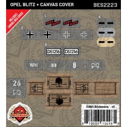 Opel Blitz + Canvas Cover - Sticker Pack