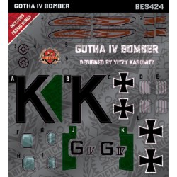 Gotha IV - Sticker Pack + Flügel Set