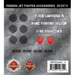 Modern Jet Fighter Accessories - Sticker Pack