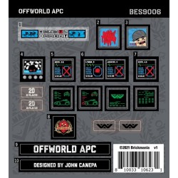 Offworld APC + Alien Soldier - Sticker Pack