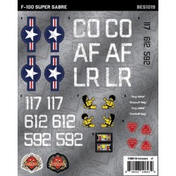 F-100 Super Sabre - Sticker Pack