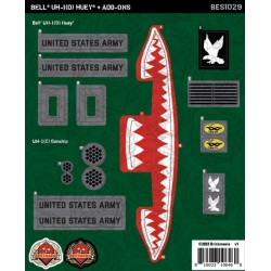 Bell® UH-1(D) Huey® + Add-Ons - Sticker Pack