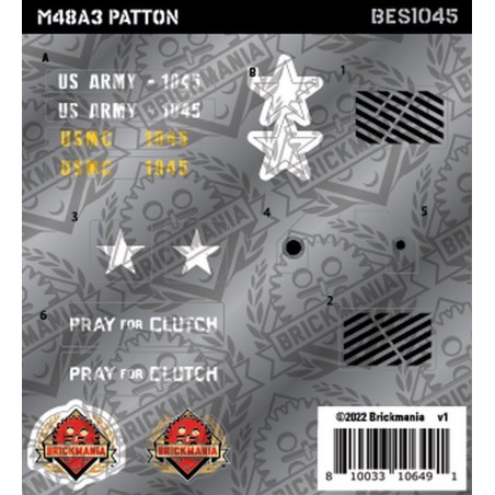 M48A3 Patton - Sticker Pack