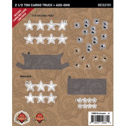 2 1/2 Ton Cargo Truck + Add-Ons  and Canvas Cover - Sticker Pack