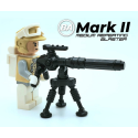 Brickarms Mark II Medium Repeating Blaster voor LEGO Minifigures