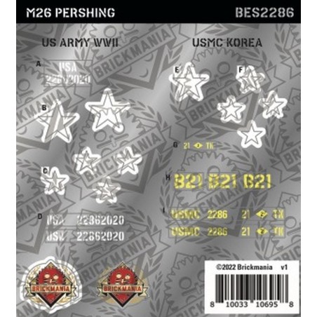 M26 Pershing - Sticker Pack