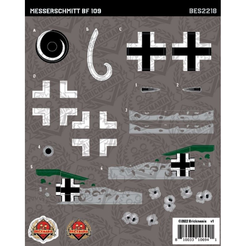 Messerschmitt Bf 109 - Sticker Pack