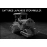 Captured Japanese Steamroller with Seabee Operator