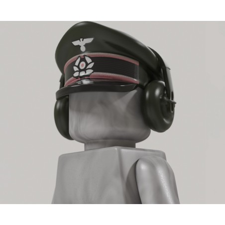 Brickmania - Crusher Cap with Headphones - Officer