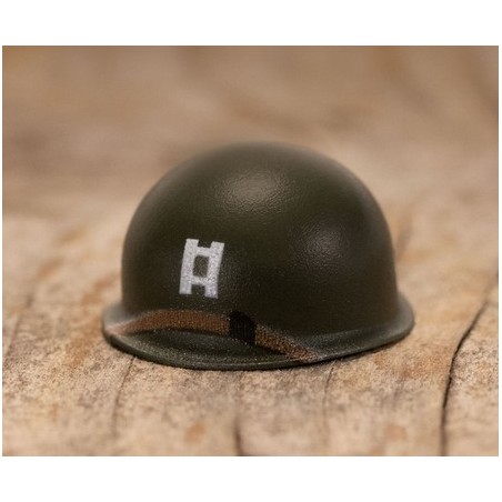 BrickArms® M1 Steel Pot Helmet - Captain Rank BrickArms® M1 Steel Pot Helmet - Captain Rank