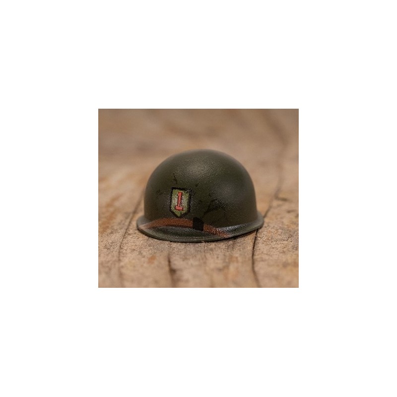 BrickArms® M1 Steel Pot Helmet - Big Red