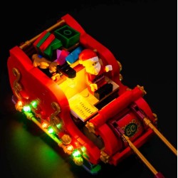 Light My Bricks - Beleuchtungsset geeignet für LEGO Schlitten des Weihnachtsmanns 40499