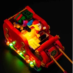 Light My Bricks - Lighting set suitable for LEGO Santa's Sleigh 40499