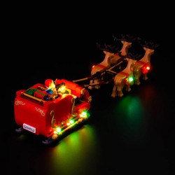 Light My Bricks - Verlichtingsset geschikt voor LEGO De slee van de kerstman 40499