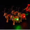 Light My Bricks - Lighting set suitable for LEGO Santa's Sleigh 40499