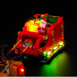 Light My Bricks - Lighting set suitable for LEGO Santa's Sleigh 40499