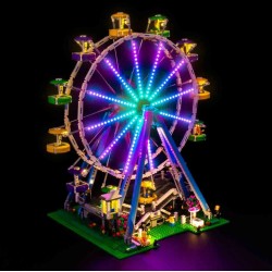 Light My Bricks - Lighting set suitable for LEGO Ferris Wheel 10247 v2