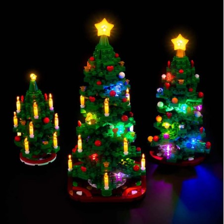 Light My Bricks - Lighting set suitable for LEGO Christmas Tree 2-In-1 ...