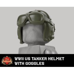 WWII US Tanker Helm mit Brille
