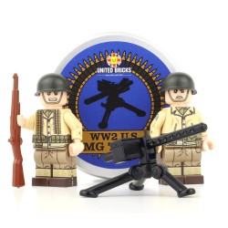 WW2 American Machine Gun Team