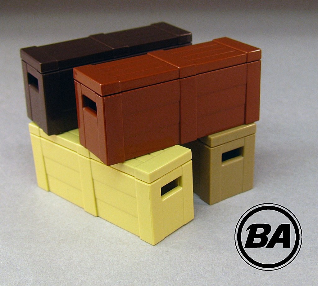 LEGO Crate Brown Minifigure Western Crate Container Part Authentic Lego Piece 