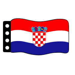 Vlag : Kroatië