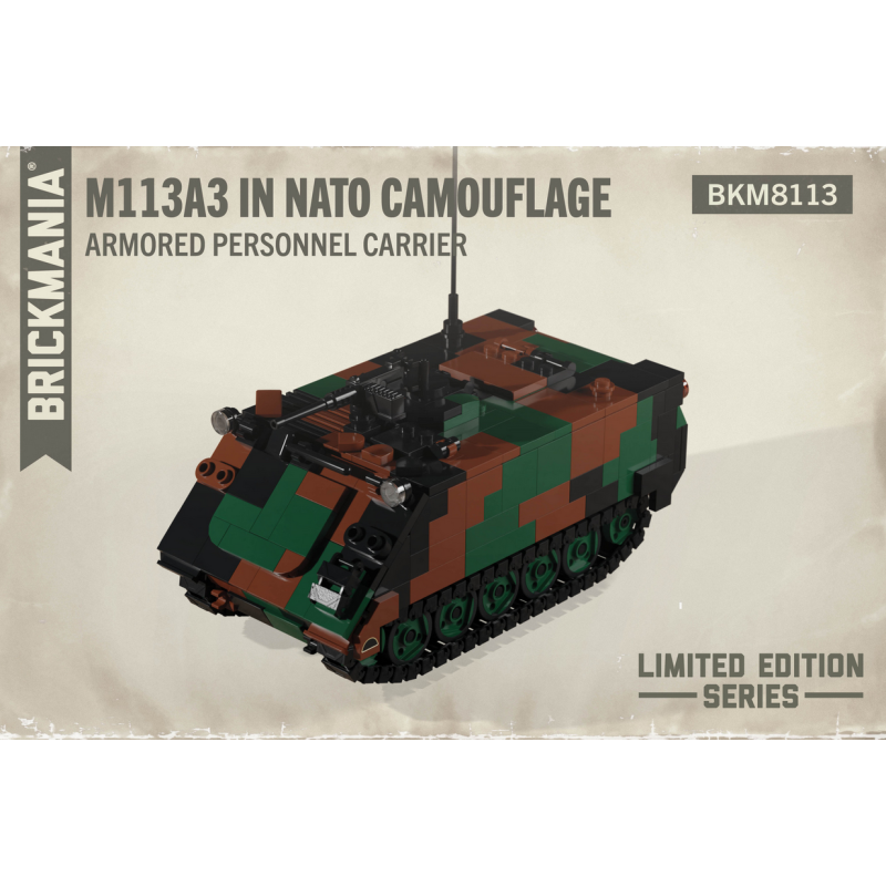 M113A3 in NATO Camouflage
