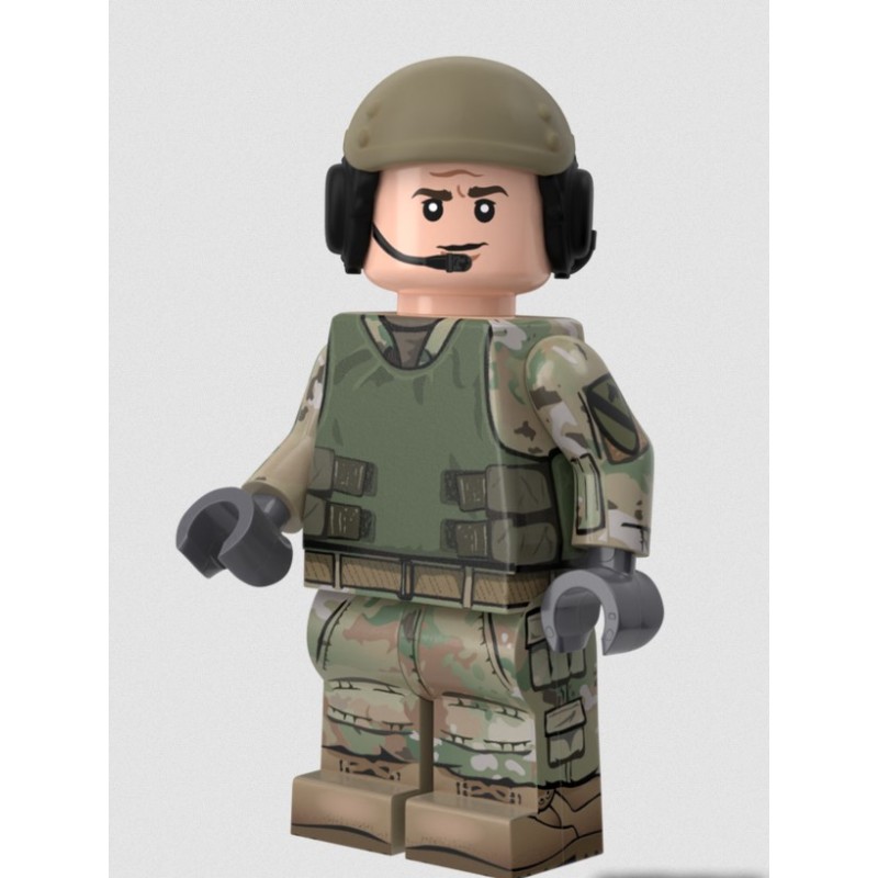 Modern US Army Armored Artillery Crewman