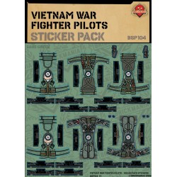 Vietnam War Fighter Pilots – Squad Pack - Stickers