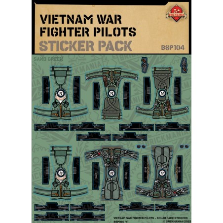 Vietnam War Fighter Pilots – Squad Pack - Stickers