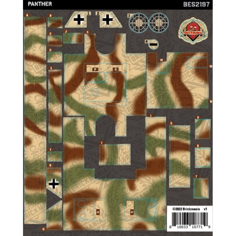 Panther - Panzerkampfwagen V Ausf D - Sticker Pack