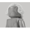 Powdered Wig with Ponytail