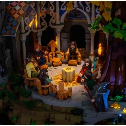Light My Bricks - Verlichtingsset geschikt voor LEGO The Lord of the Rings Rivendell 10316